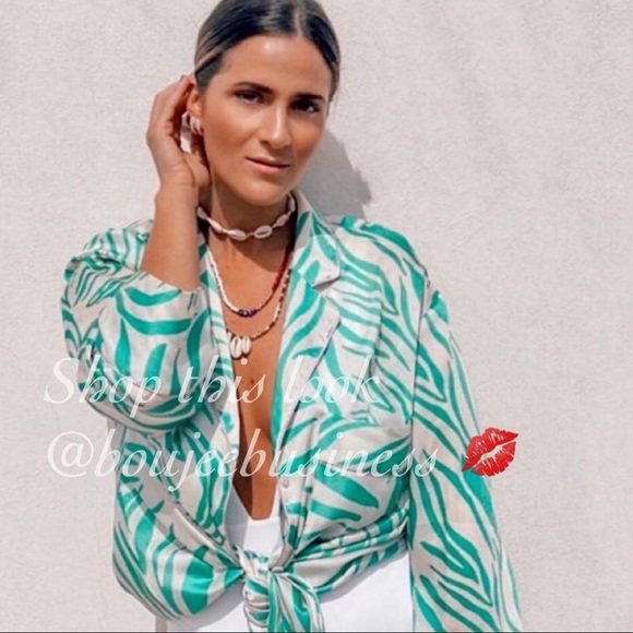 ZARA BNWT Pajama Style Lounge Wear 2pc Coord Set - Picture 6 of 14